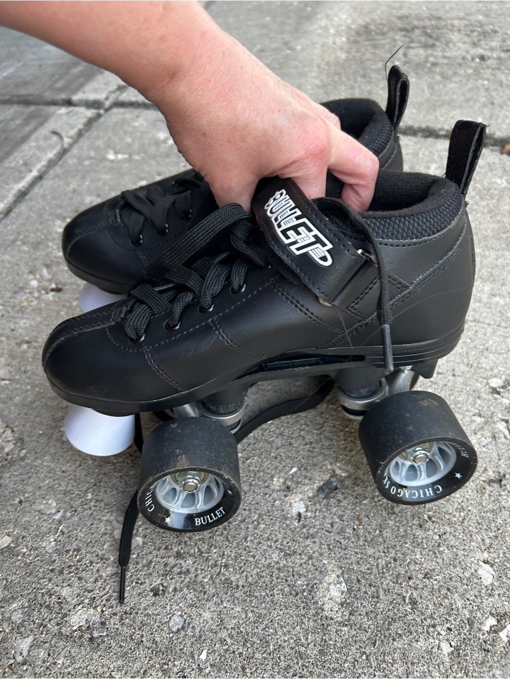 Chicago Skates Bullet Black Low-Cut Roller Skates Men’s 4 - Picture 10 of 16